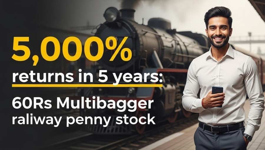60Rs Railway Stock Gave 5000 Percente Return