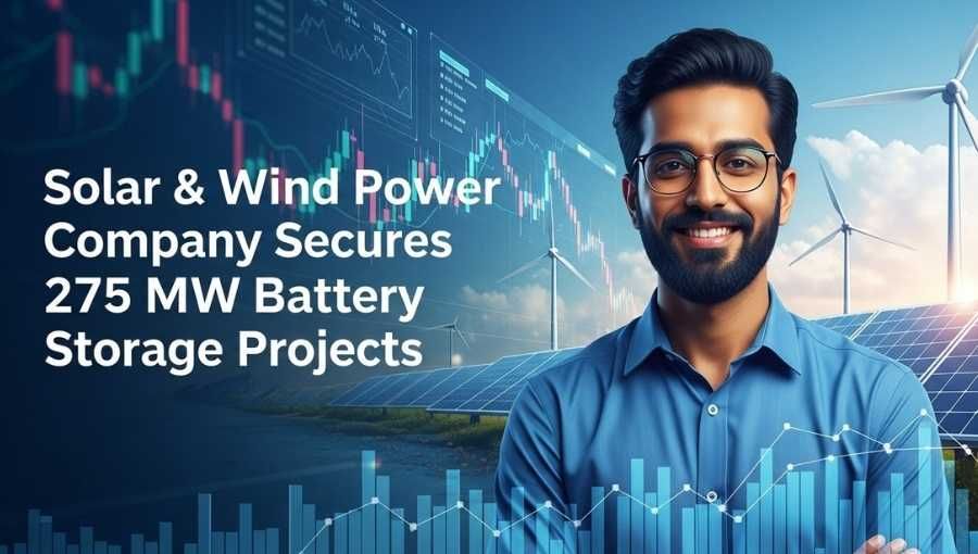 Solar Wind Power Stock Got Battery Storage Project